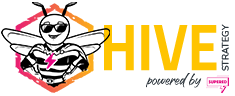 Supered Buzzy HIVE Logo